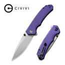CIVIVI Brazen Flipper & Thumb Stud Knife G10 Handle (3.46" 14C28N Blade) C2102A - CIVIVI