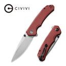 CIVIVI Brazen Flipper & Thumb Stud Knife G10 Handle (3.46" 14C28N Blade) C2102B - CIVIVI