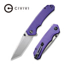 CIVIVI Brazen Flipper & Thumb Stud Knife G10 Handle (3.46" D2 Blade) C2023A - CIVIVI