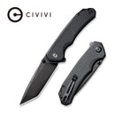 CIVIVI Brazen Flipper & Thumb Stud Knife G10 Handle (3.46" D2 Blade) C2023C - CIVIVI