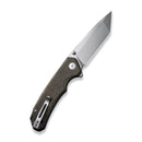 CIVIVI Brazen Flipper & Thumb Stud Knife Micarta Handle (3.46" D2 Blade) C2023F - CIVIVI