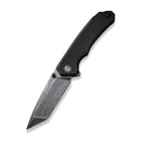 CIVIVI Brazen Flipper & Thumb Stud Knife Micarta Handle (3.46" Damascus Blade) C2023DS - 1 - CIVIVI