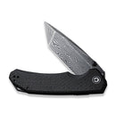 CIVIVI Brazen Flipper & Thumb Stud Knife Micarta Handle (3.46" Damascus Blade) C2023DS - 1 - CIVIVI