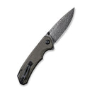 CIVIVI Brazen Flipper & Thumb Stud Knife Micarta Handle (3.46" Damascus Blade) C2102DS - 3 - CIVIVI