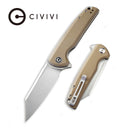 CIVIVI Brigand Flipper Knife G10 Handle (3.46" D2 Blade) C909B - CIVIVI