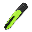CIVIVI Brr15 Light Flipper Knife Black & Neon Green G10 Handle (3.2" Black Stonewashed Nitro - V Blade) C25063 Sample1 - CIVIVI