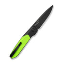 CIVIVI Brr15 Light Flipper Knife Black & Neon Green G10 Handle (3.2" Black Stonewashed Nitro - V Blade) C25063 Sample1 - CIVIVI