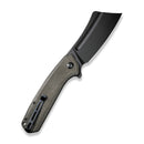 CIVIVI Bullmastiff Flipper Knife Micarta Handle (3.83" 9Cr18MoV Blade) C2006F - CIVIVI