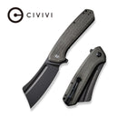 CIVIVI Bullmastiff Flipper Knife Micarta Handle (3.83" 9Cr18MoV Blade) C2006F - CIVIVI