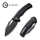 CIVIVI BullTusk Flipper & Thumb Hole Knife G10 Handle (3.48" 14C28N Blade) C23017 - 1 - CIVIVI