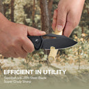 CIVIVI BullTusk Flipper & Thumb Hole Knife G10 Handle (3.48" 14C28N Blade) C23017 - 1 - CIVIVI