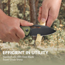 CIVIVI BullTusk Flipper & Thumb Hole Knife G10 Handle (3.48" 14C28N Blade) C23017 - 2 - CIVIVI