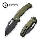 CIVIVI BullTusk Flipper & Thumb Hole Knife G10 Handle (3.48" 14C28N Blade) C23017 - 2 - CIVIVI