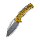 CIVIVI BullTusk Flipper & Thumb Hole Knife Ultem Handle (3.48" Damascus Blade) C23017 - DS1 - CIVIVI