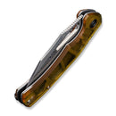CIVIVI BullTusk Flipper & Thumb Hole Knife Ultem Handle (3.48" Damascus Blade) C23017 - DS1 - CIVIVI