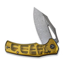 CIVIVI BullTusk Flipper & Thumb Hole Knife Ultem Handle (3.48" Damascus Blade) C23017 - DS1 - CIVIVI
