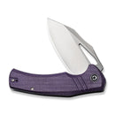 CIVIVI BullTusk Flipper & Thumb Hole Knife Micarta Handle (3.48" 14C28N Blade) C23017 - 3 - CIVIVI
