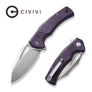 CIVIVI BullTusk Flipper & Thumb Hole Knife Micarta Handle (3.48" 14C28N Blade) C23017 - 3 - CIVIVI