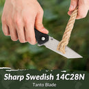 CIVIVI Button Lock Brazen Flipper & Thumb Stud Knife G10 Handle (3.46" 14C28N Blade) C19059C - 1 - CIVIVI
