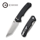 CIVIVI Button Lock Brazen Flipper & Thumb Stud Knife G10 Handle (3.46" 14C28N Blade) C19059C - 1 - CIVIVI