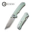 CIVIVI Button Lock Brazen Flipper & Thumb Stud Knife G10 Handle (3.46" 14C28N Blade) C19059C - 3 - CIVIVI