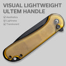 CIVIVI Button Lock Elementum II Flipper Knife Ultem Handle (2.96" Nitro - V Blade) C18062P - 8 - CIVIVI