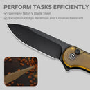CIVIVI Button Lock Elementum II Flipper Knife Ultem Handle (2.96" Nitro - V Blade) C18062P - 8 - CIVIVI