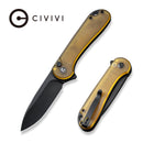 CIVIVI Button Lock Elementum II Flipper Knife Ultem Handle (2.96" Nitro - V Blade) C18062P - 8 - CIVIVI