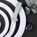 CIVIVI Button Lock Elementum II Flipper Knife G10 Handle (2.96" Nitro - V Blade) C18062P - 2 - CIVIVI