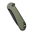 CIVIVI Button Lock Elementum II Flipper Knife G10 Handle (2.96" Nitro - V Blade) C18062P - 3 - CIVIVI
