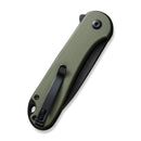 CIVIVI Button Lock Elementum II Flipper Knife G10 Handle (2.96" Nitro - V Blade) C18062P - 3 - CIVIVI