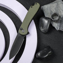 CIVIVI Button Lock Elementum II Flipper Knife G10 Handle (2.96" Nitro - V Blade) C18062P - 3 - CIVIVI