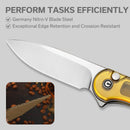 CIVIVI Button Lock Elementum II Flipper Knife Ultem Handle (2.96" Nitro - V Blade) C18062P - 7 - CIVIVI