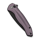 CIVIVI Button Lock Kitefin Flipper Knife Purple Aluminum Handle (3.22" Black Stonewashed 14C28N Blade) C24091 - 3 - CIVIVI