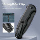 CIVIVI Button Lock Praxis Flipper Knife Aluminum Handle (3.75" Nitro - V Blade) C18026E - 1 - CIVIVI
