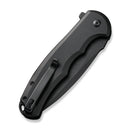 CIVIVI Button Lock Praxis Flipper Knife Aluminum Handle (3.75" Nitro - V Blade) C18026E - 1 - CIVIVI