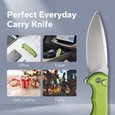 CIVIVI Button Lock Praxis Flipper Knife Aluminum Handle (3.75" Nitro - V Blade) C18026E - 3 - CIVIVI