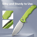 CIVIVI Button Lock Praxis Flipper Knife Aluminum Handle (3.75" Nitro - V Blade) C18026E - 3 - CIVIVI