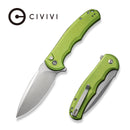 CIVIVI Button Lock Praxis Flipper Knife Aluminum Handle (3.75" Nitro - V Blade) C18026E - 3 - CIVIVI