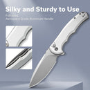 CIVIVI Button Lock Praxis Flipper Knife Aluminum Handle (3.75" Nitro - V Blade) C18026E - 2 - CIVIVI