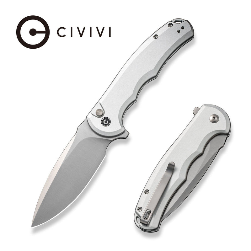 CIVIVI Button Lock Praxis Flipper Knife Aluminum Handle Nitro-V