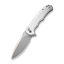 CIVIVI Button Lock Praxis Flipper Knife Aluminum Handle (3.75" Nitro - V Blade) C18026E - 2 - CIVIVI