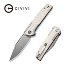 CIVIVI Cachet Flipper Knife Stainless Steel & G10 Handle (3.48" 14C28N Blade) C20041B - 2 - CIVIVI