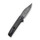 CIVIVI Cachet Flipper Knife Stainless Steel & Canvas Micarta Handle (3.48" Damascus Blade) C20041B - DS1 - CIVIVI