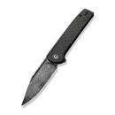 CIVIVI Cachet Flipper Knife Stainless Steel & Canvas Micarta Handle (3.48" Damascus Blade) C20041B - DS1 - CIVIVI