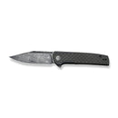 CIVIVI Cachet Flipper Knife Stainless Steel & Canvas Micarta Handle (3.48" Damascus Blade) C20041B - DS1 - CIVIVI