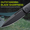 CIVIVI Caetus Flipper Knife Micarta Handle (3.48" 14C28N Blade) C21025C - 2 - CIVIVI