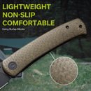 CIVIVI Caetus Flipper Knife Micarta Handle (3.48" 14C28N Blade) C21025C - 3 - CIVIVI