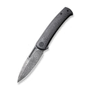 CIVIVI Caetus Flipper Knife Carbon Fiber Handle (3.48" Damascus Blade) C21025C - DS1 - CIVIVI