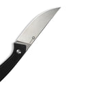 CIVIVI Carveth Hunting Fixed Blade Knife Black G10 Handle (3.59" Stonewashed AEB-L Blade) C25040-1, With 1PC Black Lanyard, Black Kydex Sheath & T-Clip - CIVIVI